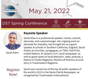 keynote speaker Sarah Kahn