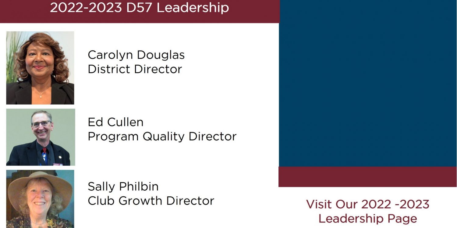 D57 2022-2023 Leadership Announced